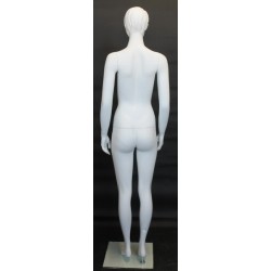 Standing upright Female Mannequin in Matte White finish SFW39-WT