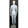 Standing upright Female Mannequin in Matte White finish SFW39-WT