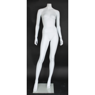USED-STW010-WT - Headless Full Body Female Mannequin Matte White