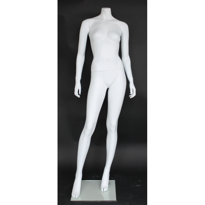 USED-STW010-WT - Headless Full Body Female Mannequin Matte White