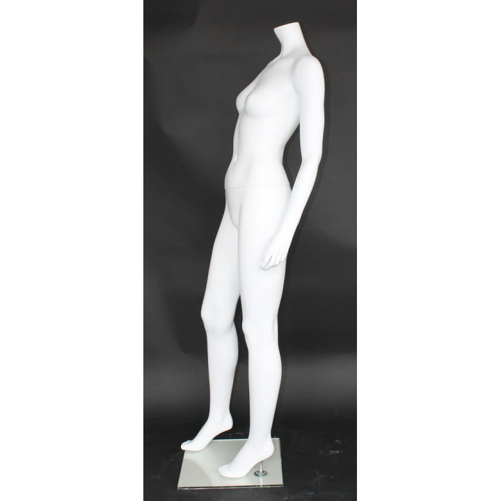 USED-STW010-WT - Headless Full Body Female Mannequin Matte White