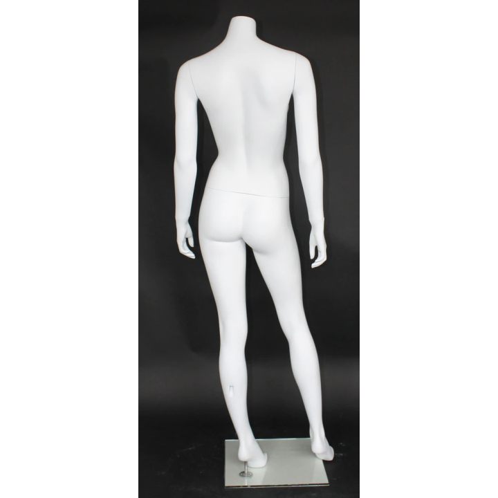 USED-STW010-WT - Headless Full Body Female Mannequin Matte White