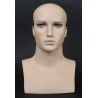 16 in H Skin tone color Face Makeup Male Head Mannequin MH7-FT