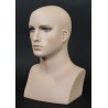 16 in H Skin tone color Face Makeup Male Head Mannequin MH7-FT