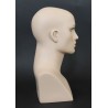 16 in H Skin tone color Face Makeup Male Head Mannequin MH7-FT