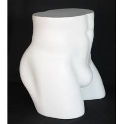 16 in H Full Round Buttocks Male mannequin Display Form MT003-WT