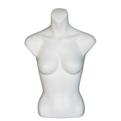 25 in H Full Round Female Torso Display Form mannequin  FT15-WT