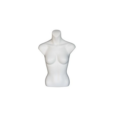 25 in H Full Round Female Torso Display Form mannequin  FT15-WT