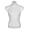 27 in H Full Round Male Torso Display Form mannequin  MT15-WT