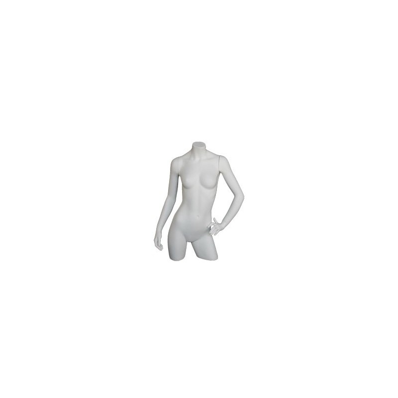 34 in H 3Q Body Female Torso With Arms Display Form mannequin  FT10-WT