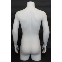 36 in H 3Q Body Male Torso With Arms Display Form mannequin  MT2-WT