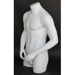 35 in H 3Q Body Male Torso With Arms Display Form mannequin  MT7-WT