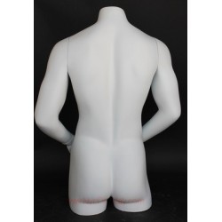 35 in H 3Q Body Male Torso With Arms Display Form mannequin  MT7-WT