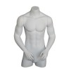 35 in H 3Q Body Male Torso With Arms Display Form mannequin  MT7-WT