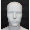 43 in H White Abstract Face Head Male Torso Mannequin With Arms MT5E-WT