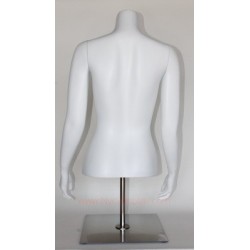 46 in H Female Torso mannequin with Arms and Base FT6-WM