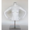 46 in H Female Torso mannequin with Bent Arms and Base FT7-WM