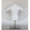 46 in H Female Torso mannequin with Bent Arms and Base FT7-WM