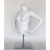 46 in H Female Torso mannequin with Bent Arms and Base FT7-WM