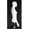 4 ft H Egg Head Female Torso mannequin with Arms and Base FT6E-WM