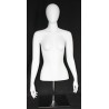 4 ft H Egg Head Female Torso mannequin with Arms and Base FT6E-WM