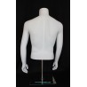 46 in H Male Torso mannequin with Arms and Metal Base MT66-WM