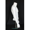 46 in H Male Torso mannequin with Arms and Metal Base MT66-WM