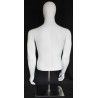 4 ft H Egg Head Male Torso mannequin with Arms Metal Base MT66E-WM