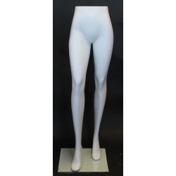 46 in H Matte White Female Leg Form mannequin ST001-WT