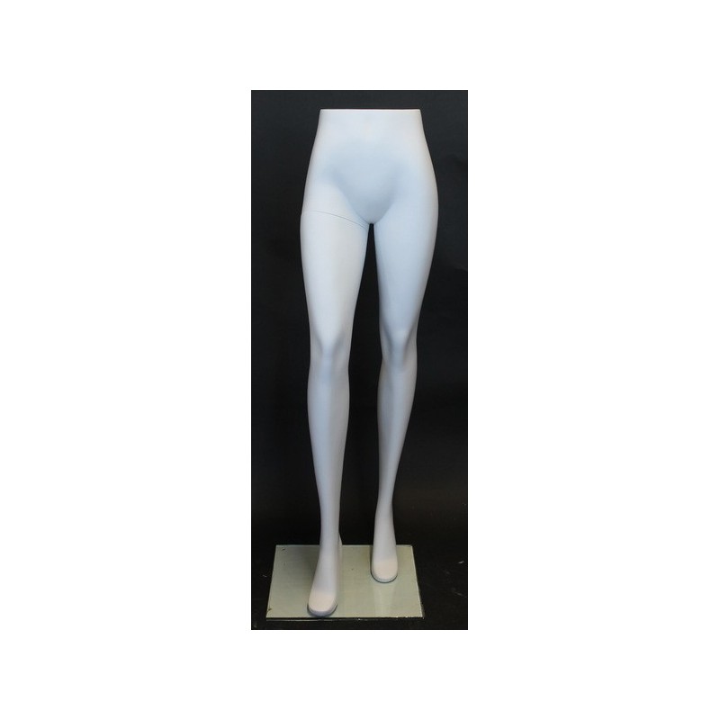 46 in H Matte White Female Leg Form mannequin ST001-WT