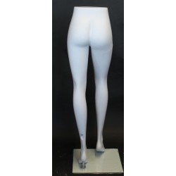 46 in H Matte White Female Leg Form mannequin ST001-WT