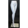 46 in H Matte White Female Leg Form mannequin ST001-WT