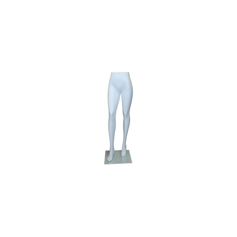 46 in H Matte White Female Leg Form mannequin ST001-WT