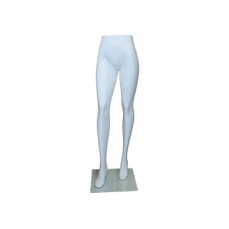 46 in H Matte White Female Leg Form mannequin ST001-WT