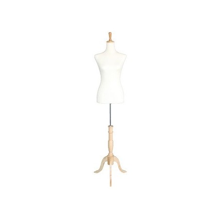 Size 4/6 Female Dress form mannequin with tripod base B20-FR