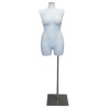 Size 16/18 PLUS SIZE White Female 3Q Dress form mannequin BF16-WM