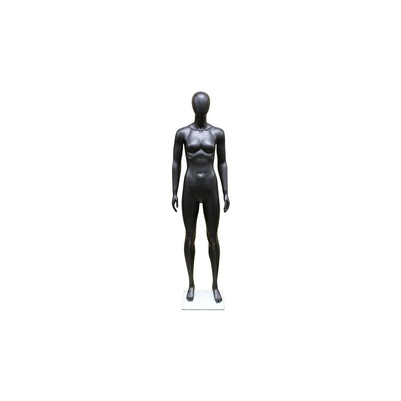 Contemporary Style Egg Head Athletic Female Mannequin -SFW51E-MB