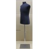 Size M Black Male Dress form mannequin Metal Neck Base-MDF61-BM