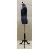 Size 8/10 Black Female Dress form mannequin Black tripod base B68B-BK