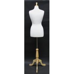 Size 8/10 Quality Female Dress form mannequin with tripod base B68W-FR