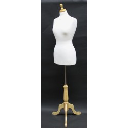 Size 8/10 Quality Female Dress form mannequin with tripod base B68W-FR