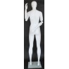 Female Mannequin with Bendable Arms Matte White - SFW38E-WT