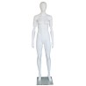 Female Mannequin with Bendable Arms Matte White - SFW38E-WT