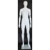 Female Mannequin with Bendable Arms Matte White - SFW38E-WT