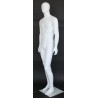 6 ft 2 in Egg head Male Mannequin Matte white -SFM61E-WT