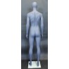 Matte Grey Athletic Egg Head Female Mannequin -SFW51E-Grey