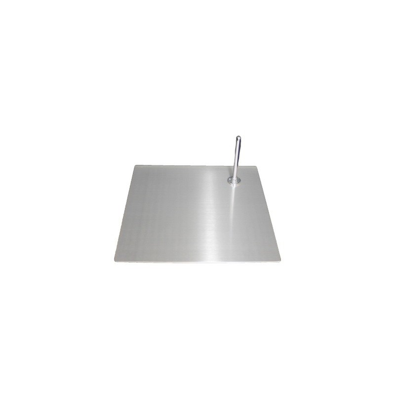 Satin Chrome finished Mannequin Metal base with foot rod