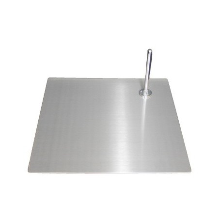 Satin Chrome finished Mannequin Metal base with foot rod