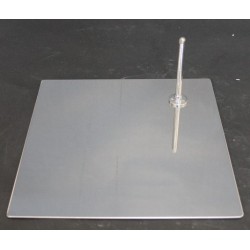 Chrome finished Mannequin Metal base with foot rod