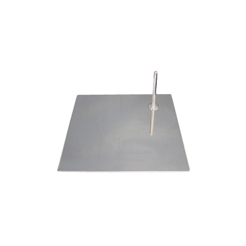 Chrome finished Mannequin Metal base with foot rod